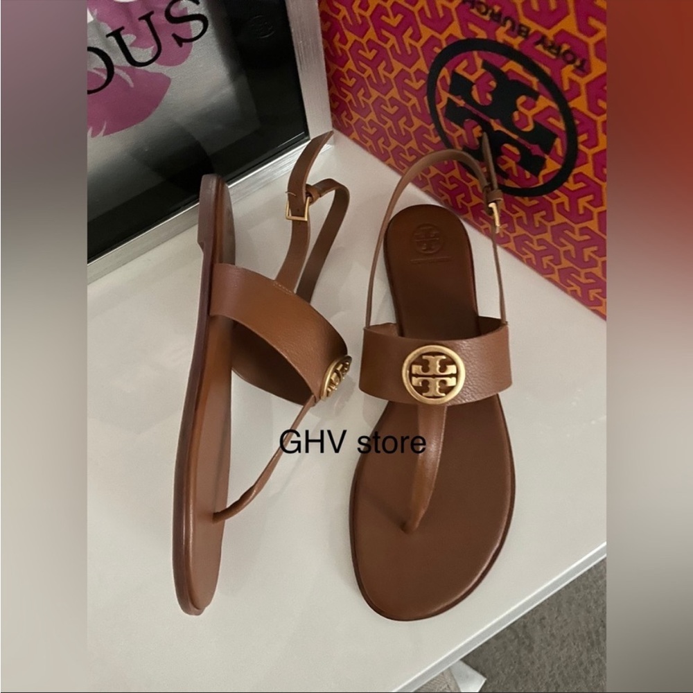 Tory Burch Benton 2 Flat Thong Sandal - Picture 2 of 10